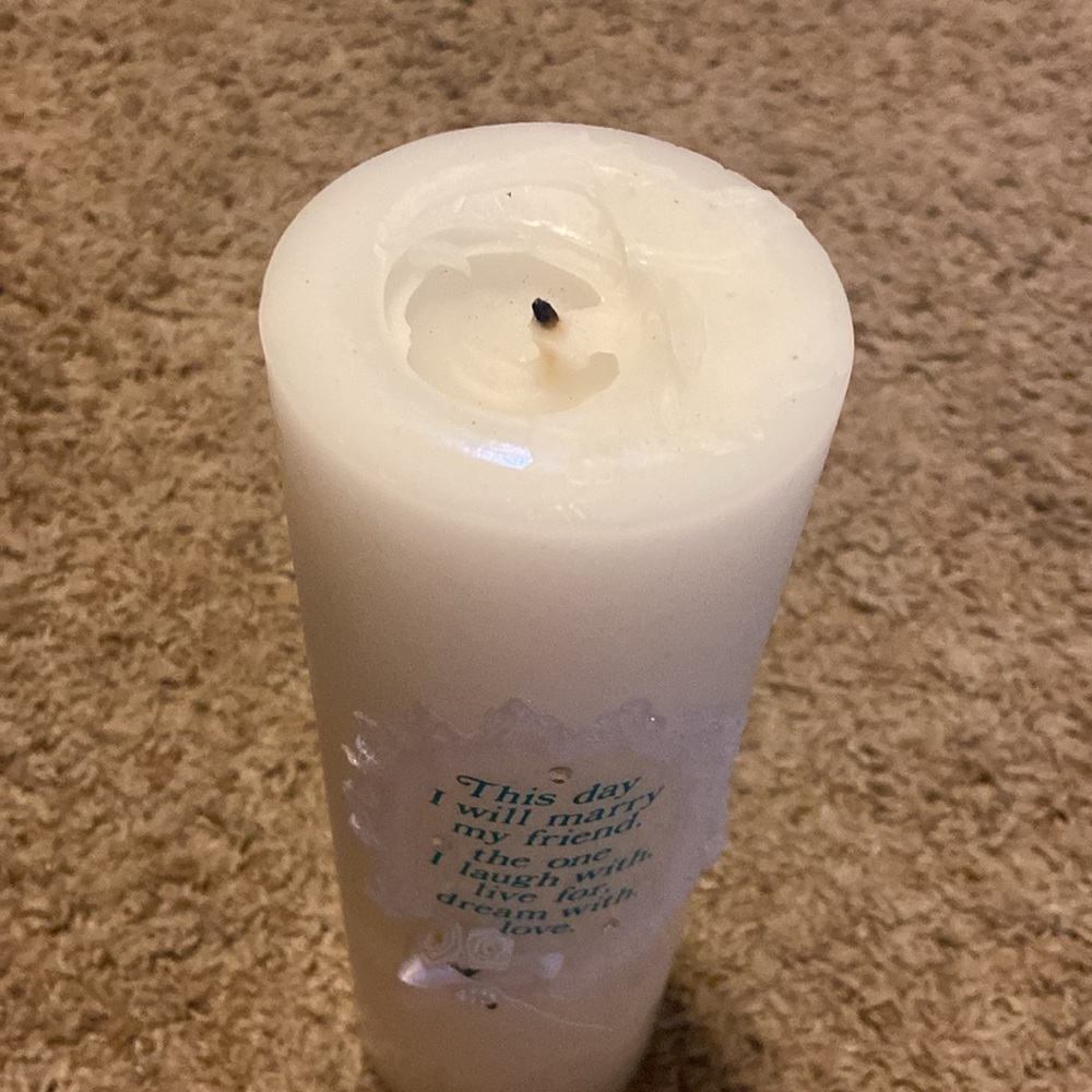 Wedding Unity Candle - Picture 2 of 2